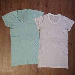 Bundle of 2 Lululemon swiftly tech short sleeve
